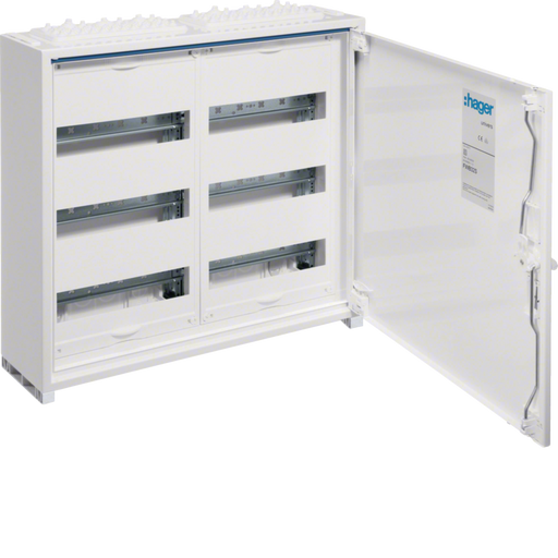 FWB32S Hager FW Distribution Box Surface - Mounted 6X12 72mod IP44 500X550X161mm - Gabby Electric