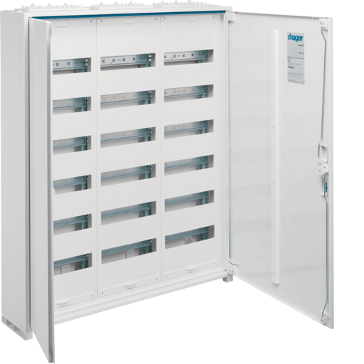 FWB63S Hager FWB Distribution Box Surface - Mounted 18X12 216mod IP44 950X800X161mm - Gabby Electric