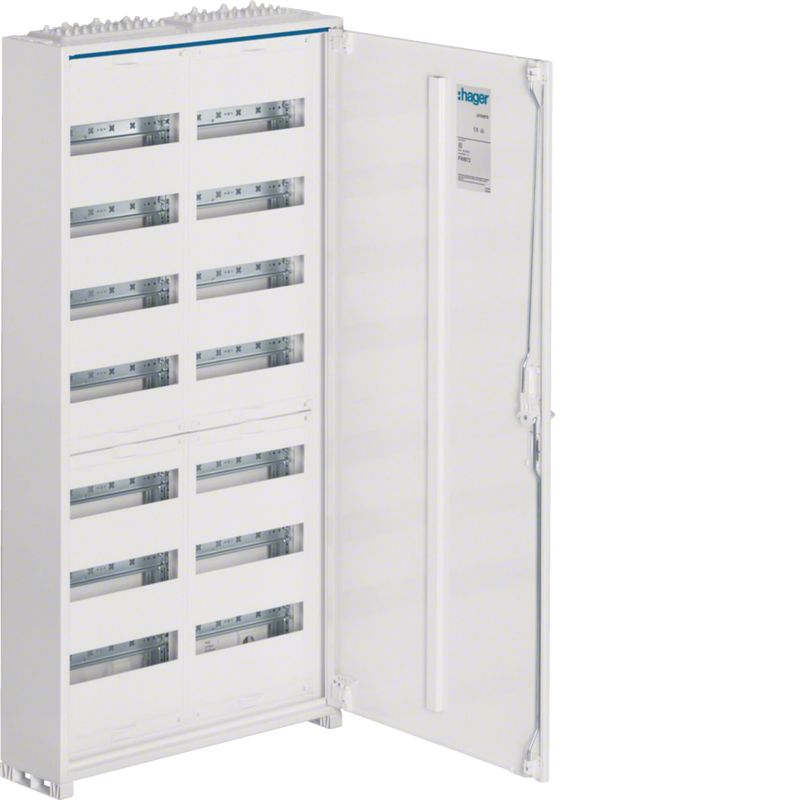 FWB72S Hager FWB Distribution Box Surface - Mounted 14X12 168mod IP44 1100X550X161mm - Gabby Electric