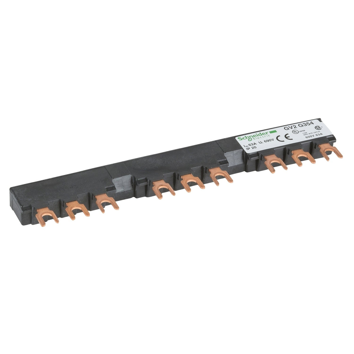 Schneider GV2G354 Linergy FT Comb Busbar 63A 3-Way 54mm for GV2 — Gabby ...
