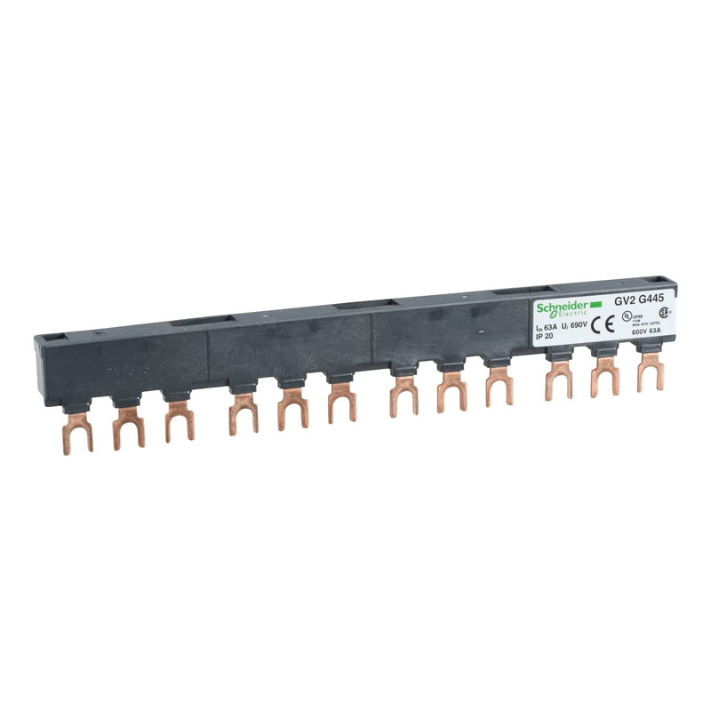 GV2G445 Linergy FT - Comb busbar - 63 A - 4 tap - offs - 45 mm pitch - Gabby Electric