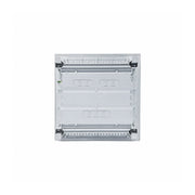 HL12P01 Hager Volta flush enclosure back panel with cable knockouts