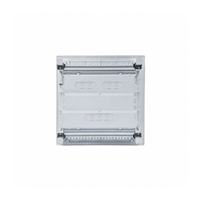 HL12P01 Hager Volta flush enclosure back panel with cable knockouts