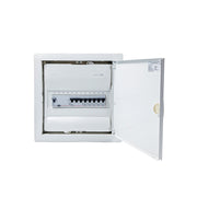 HL12P01 12-module pre-wired distribution board, Legrand RX3 4P 40A 30mA RCD and six B16 MCBs