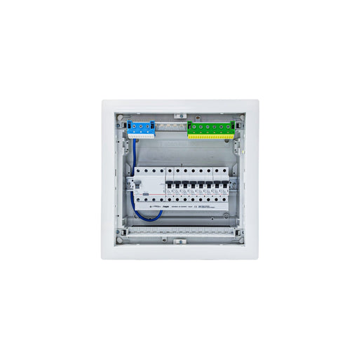 HL12P02 distribution board internal wiring, 3-phase busbar comb, neutral and earth bars