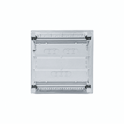 HL12P02 Hager Volta flush enclosure back panel with cable knockouts