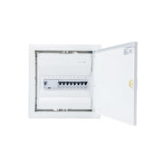 HL12P02 12-module pre-wired 3-phase distribution board, Legrand RX3 RCD and B16 MCBs