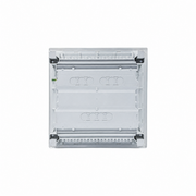 HL12P02 Hager Volta flush enclosure back panel with cable knockouts