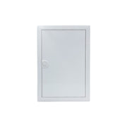 HL24P01 pre-wired distribution board, Hager Volta IP30 flush enclosure, closed white steel door