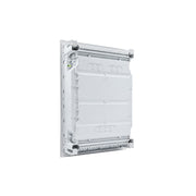 HL24P01 Hager Volta flush distribution board enclosure, rear view with cable knockouts