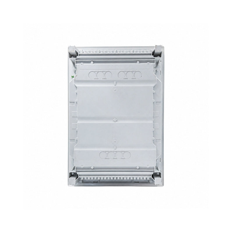 HL24P03 Hager Volta flush enclosure back panel with cable knockouts