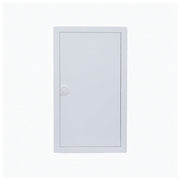 HL36P01 pre-wired distribution board, Hager Volta IP30 flush enclosure, closed white steel door