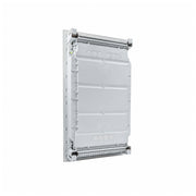 HL36P01 Hager Volta flush distribution board enclosure, rear view with cable knockouts