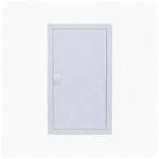 HL36P02 pre-wired distribution board, Hager Volta IP30 flush enclosure, closed white steel door