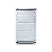 HL36P02 Hager Volta flush enclosure back panel with cable knockouts