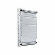 HL36P03 Hager Volta flush distribution board enclosure, rear view with cable knockouts