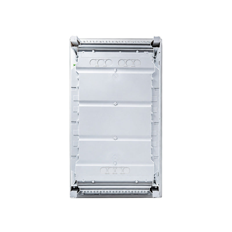 HL36P03 Hager Volta flush enclosure back panel with cable knockouts