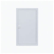 HL36P03 pre-wired distribution board, Hager Volta IP30 flush enclosure, closed white steel door