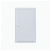 HL36P04 pre-wired distribution board, Hager Volta IP30 flush enclosure, closed white steel door