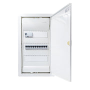 HL36P04 36-module pre-wired 3-phase distribution board, Legrand RX3 RCD and B16 MCBs