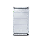 HL36P06 Hager Volta flush enclosure back panel with cable knockouts