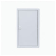 HL36P07 pre-wired distribution board, Hager Volta IP30 flush enclosure, closed white steel door