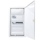 HL36P07 36-module pre-wired 3-phase distribution board, Legrand RX3 RCD and B16 MCBs with SPD