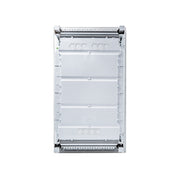 HL36P07 Hager Volta flush enclosure back panel with cable knockouts