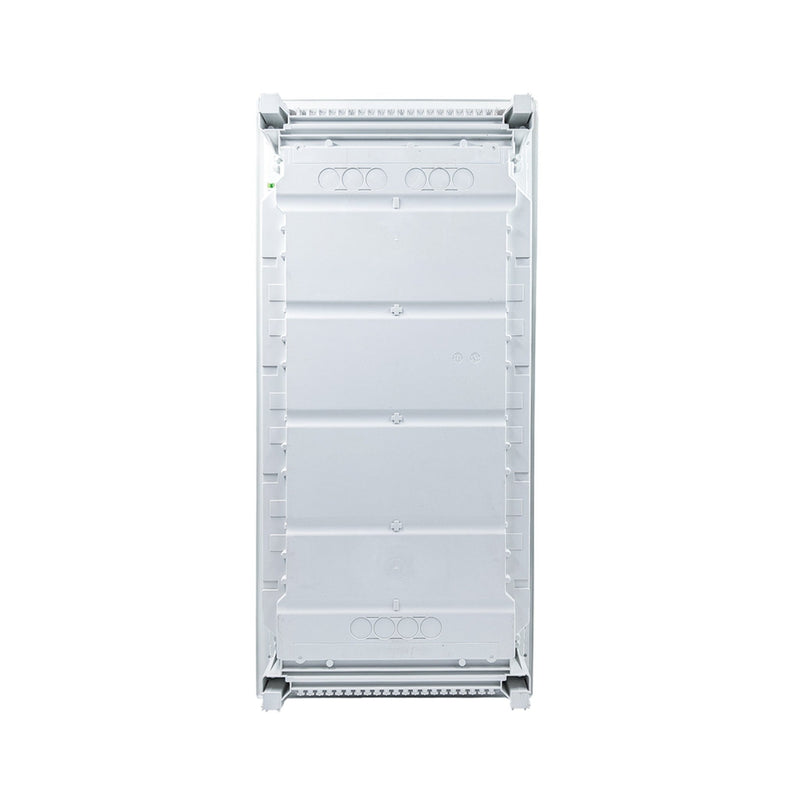 HL48P01 Hager Volta flush enclosure back panel with cable knockouts