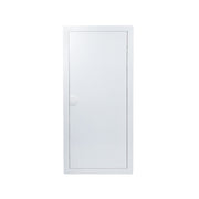 HL48P02 pre-wired distribution board, Hager Volta IP30 flush enclosure, closed white steel door