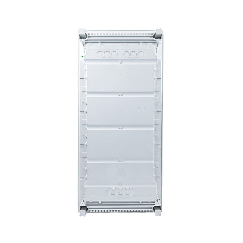 HL48P05 Hager Volta flush enclosure back panel with cable knockouts
