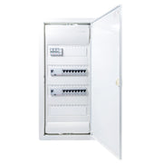 HL48P09 48-module pre-wired 3-phase distribution board, Legrand RX3 RCD and B16 MCBs with SPD