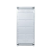 HL48P09 Hager Volta flush enclosure back panel with cable knockouts