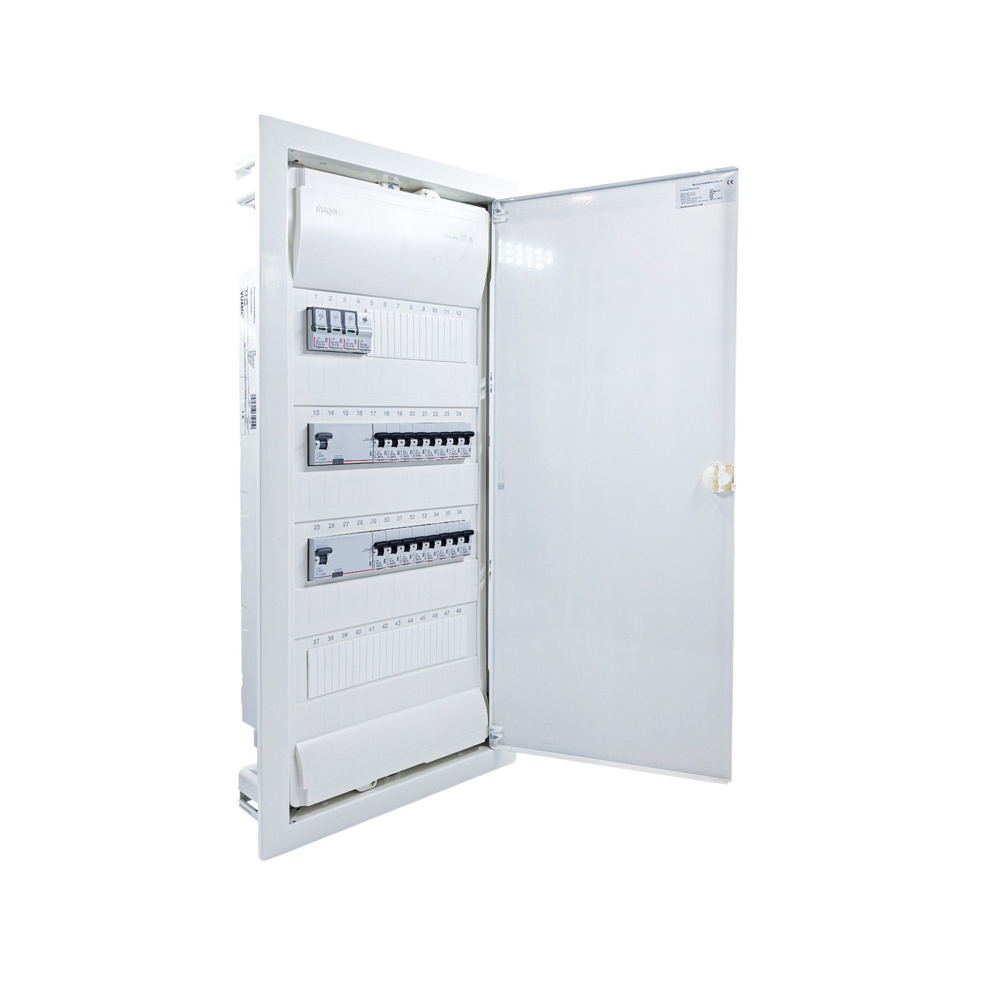 HL48P09 48-Module 16-Way Pre-Wired Distribution Board SPD IP30 — Gabby ...