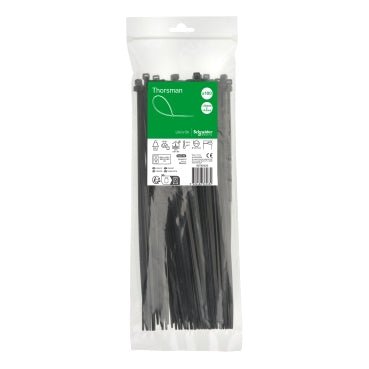 IMT46420 Schneider Electric Thorsman Cable tie 4.8x300mm, black (100pcs.) - Gabby Electric