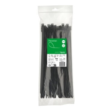 IMT46421 Schneider Electric Thorsman Cable Tie 7.6X300mm, black (100pcs) - Gabby Electric