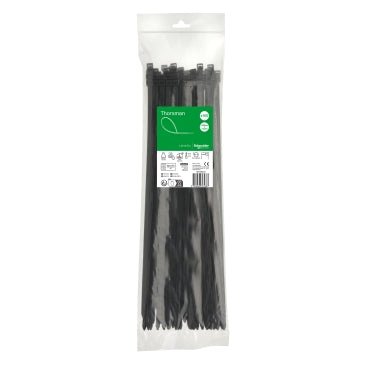 IMT46425 Schneider Electric Thorsman Cable Tie 7.6x380mm, black (100pcs.) - Gabby Electric