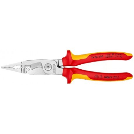 Knipex 13 86 200 Pliers for Electrical Installation 200mm