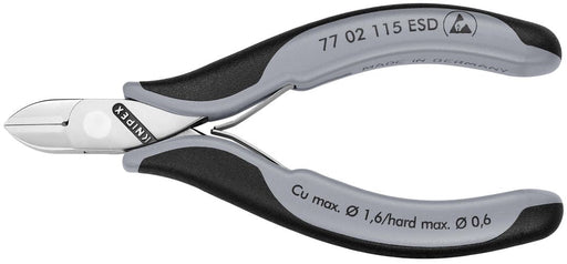 Knipex 77 02 115 ESD Diagonal Cutting Nippers ESD 117mm