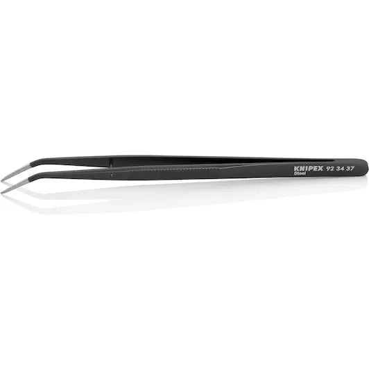 Knipex 92 34 37 Universal Tweezers Steel 155mm, Black