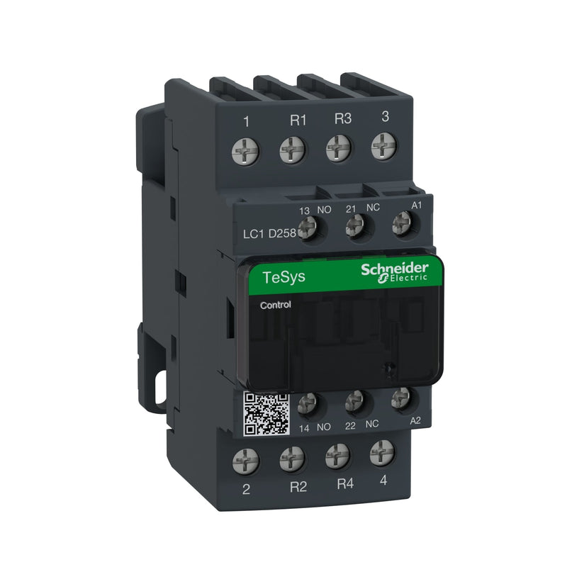 LC1D258P7 TeSys Deca contactor,4P(2NO+2NC),AC - 1,<=440V 40A,230V AC coil - Gabby Electric