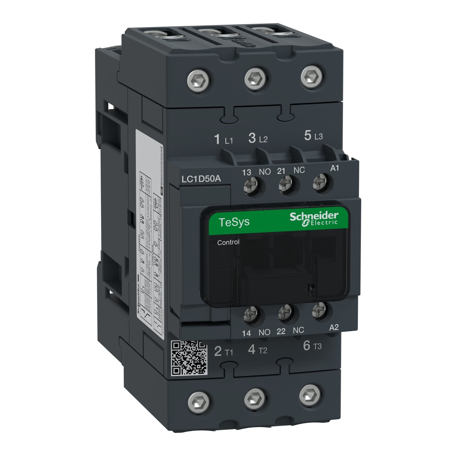 Schneider LC1D50AP7 TeSys Deca Contactor 3P 50 A 440V 230V AC 50/60Hz ...