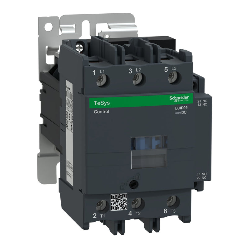 LC1D95BD Schneider Electric Contactor, TeSys Deca 3P 95A 45kW 24VDC 1NO+1NC - Gabby Electric