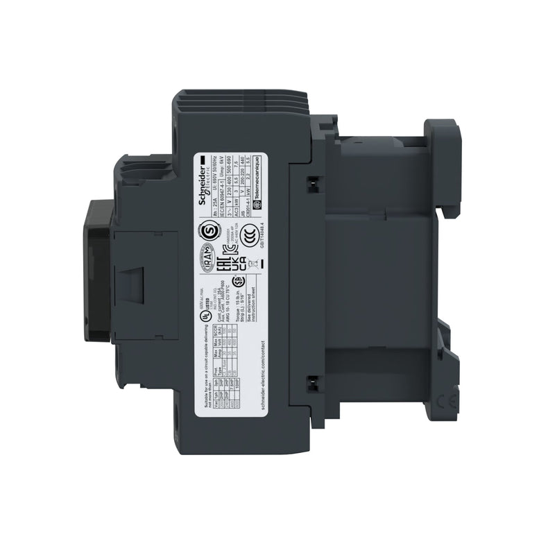LC1DT25BD TeSys Deca contactor,4P(4NO),AC - 1,<=440V 25A,24V DC standard coil - Gabby Electric