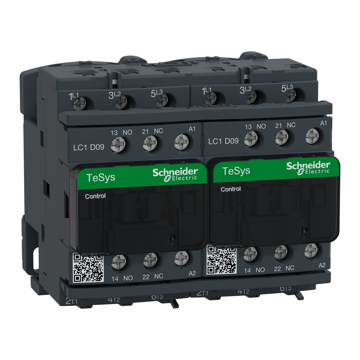 Schneider LC2D09P7 Reversing Contactor 9A 230V AC Coil — Gabby Electric