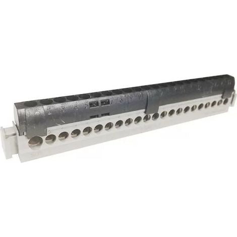 Legrand 004856 IP2X Terminal Block - Phase (Black) 21x1.5-16mm² + 1x25mm²