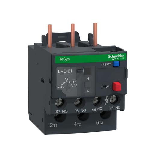 LRD21 TeSys Deca thermal overload relay, 12...18A, class 10A - Gabby Electric