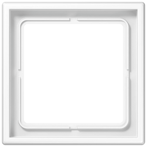 LS981WW Jung Frame 1 - gang, LS 990, IP44, Duroplastic, Vertical and Horizontal Installation, Glossy White