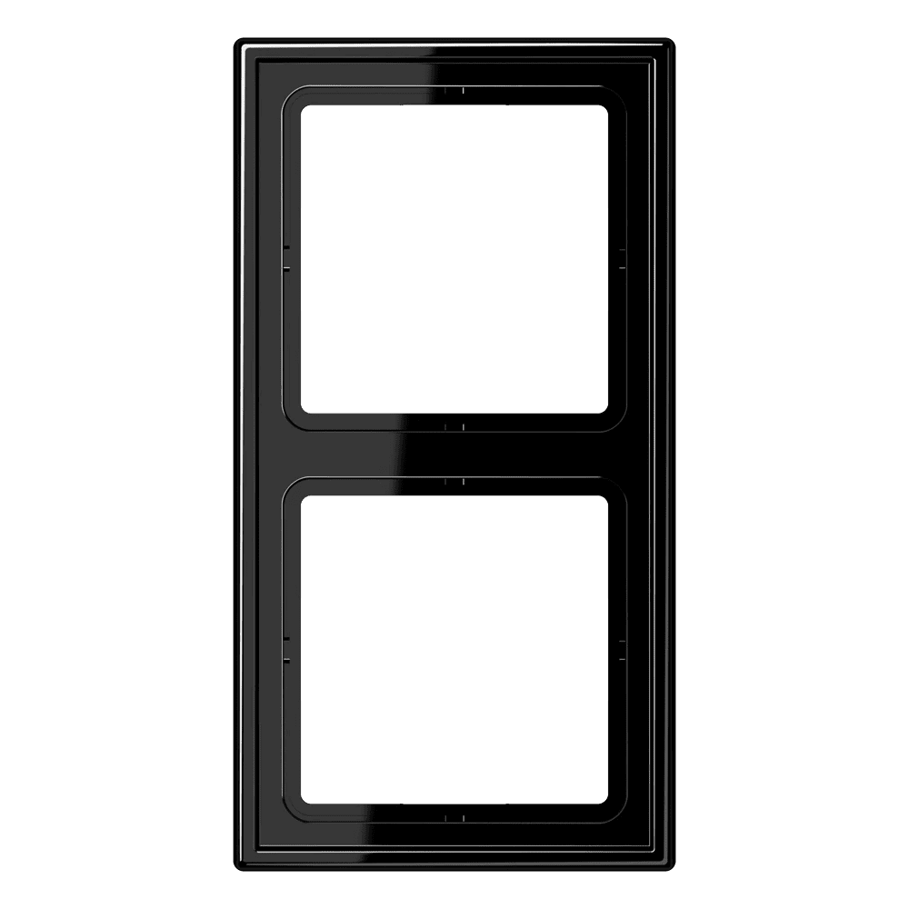 Jung LS982SW Frame 2-Gang LS 990 IP44 Duroplast Glossy black — Gabby ...