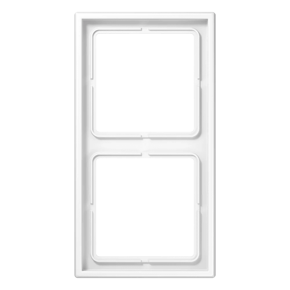 Jung LS982WW Frame 2-Gang LS 990 IP44 Duroplast Glossy white — Gabby ...